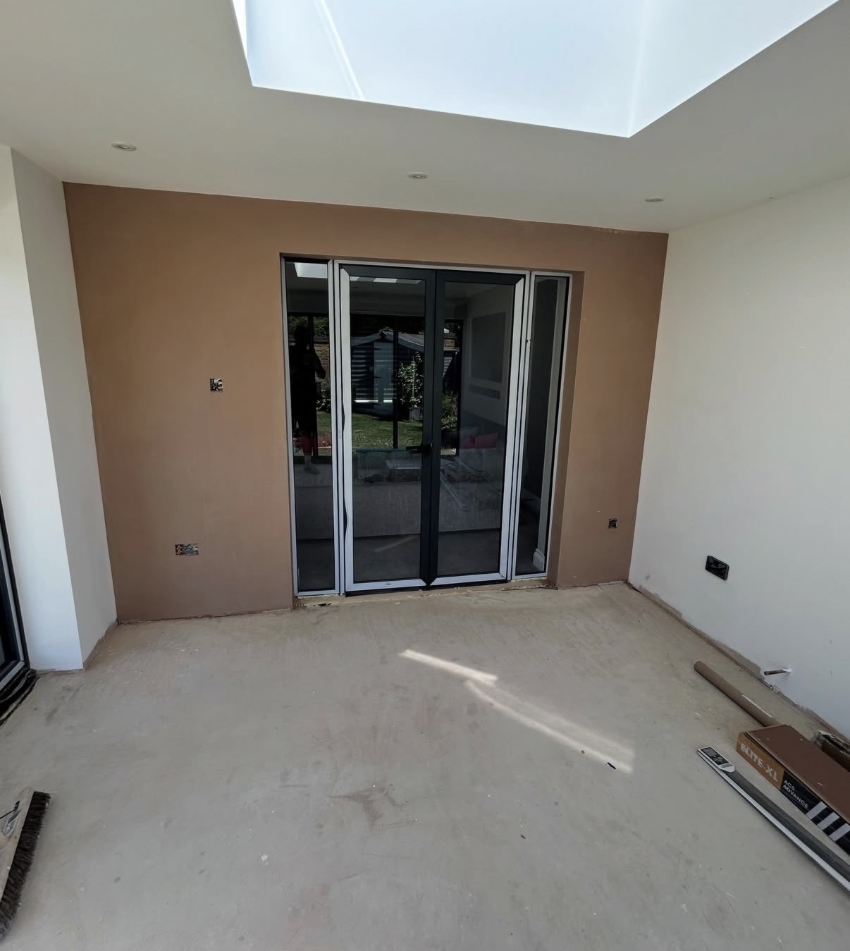 After — Extension — full skim finish